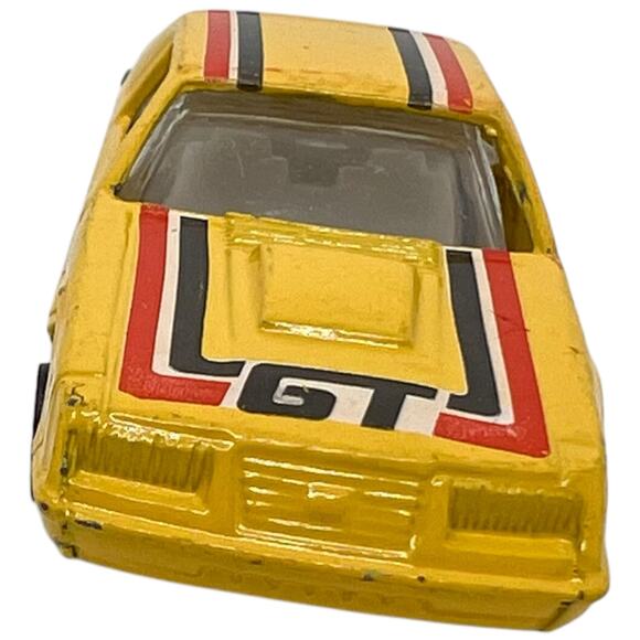 "Vintage Yellow GT Sports Car Diecast Racing Toy - Made in China Collectible" - Picture 4 of 8